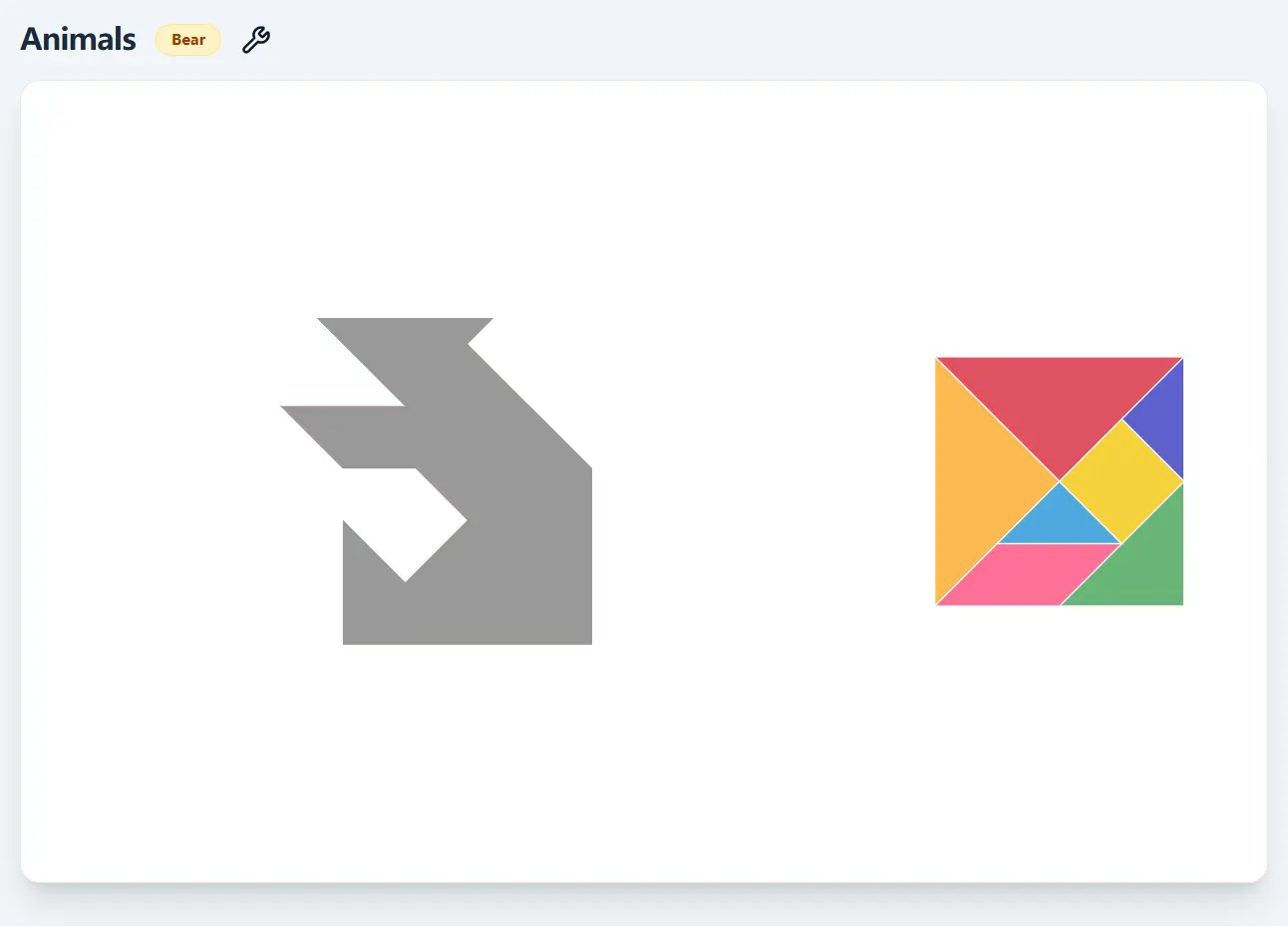 Quebra-cabeça Tangram
